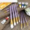 RCC 307 | Crafter's Choice™ 9pc White Taklon Variety Brush Set